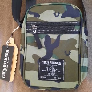 True Religion Men's Camo Shoulder Bag